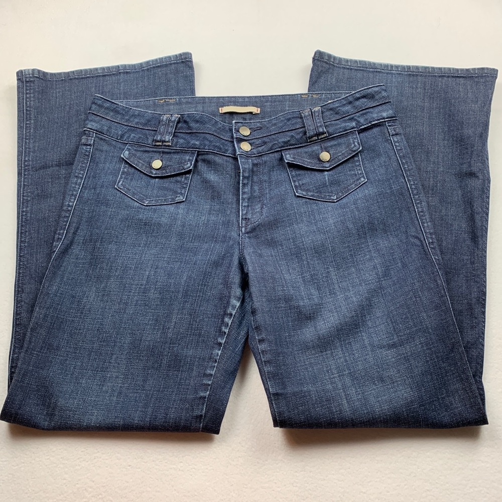 GAP Limited Edition Dark Wash Wide Leg Jeans 12